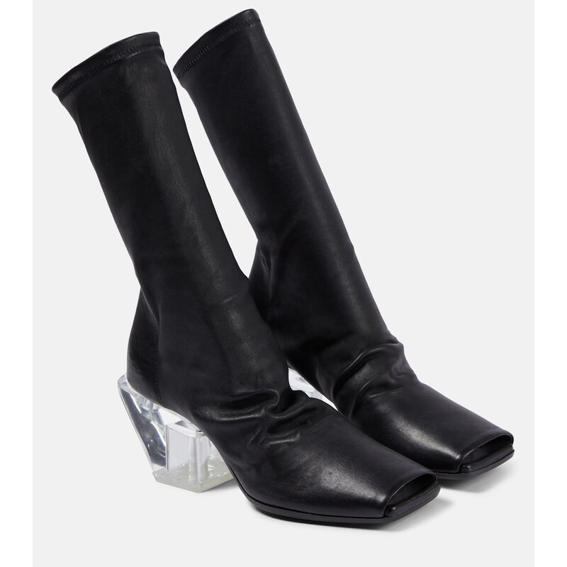 Rick Owens Stretch leather ankle boots
