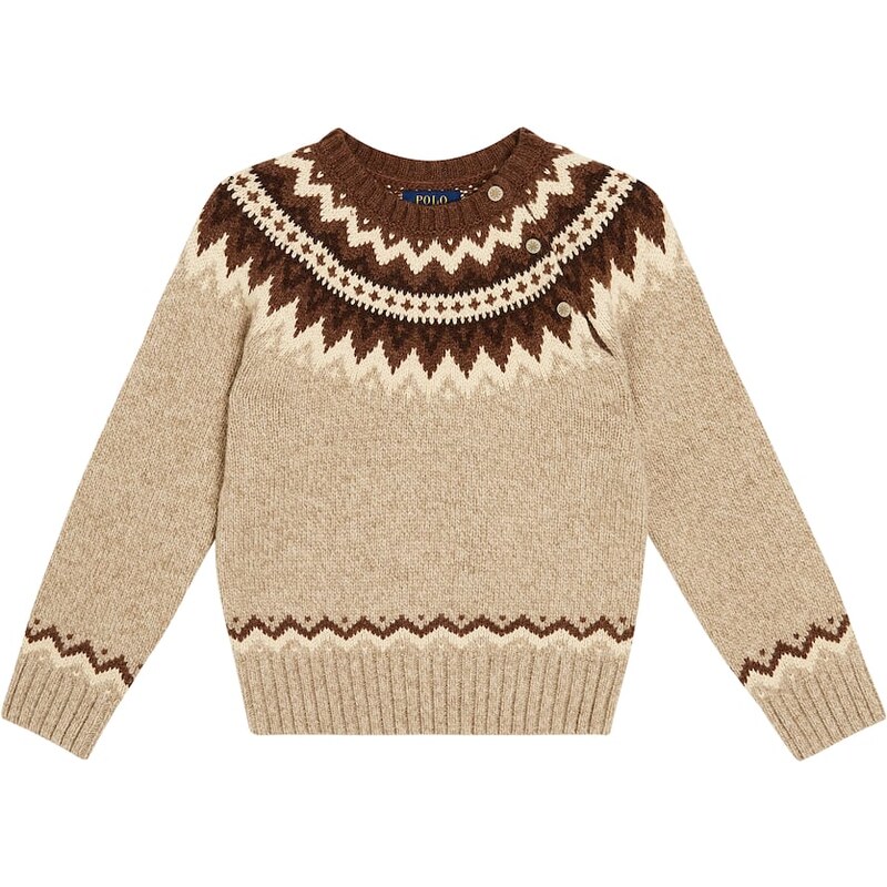 Polo Ralph Lauren Kids Fair Isle wool-blend sweater