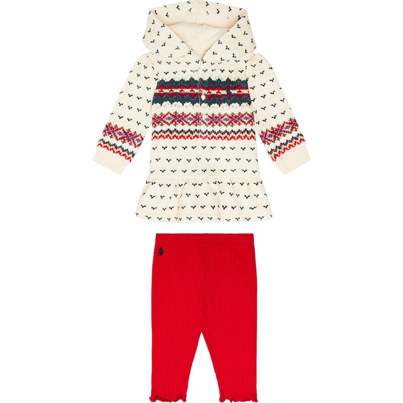 Polo Ralph Lauren Kids Baby cotton-blend hoodie and leggings set