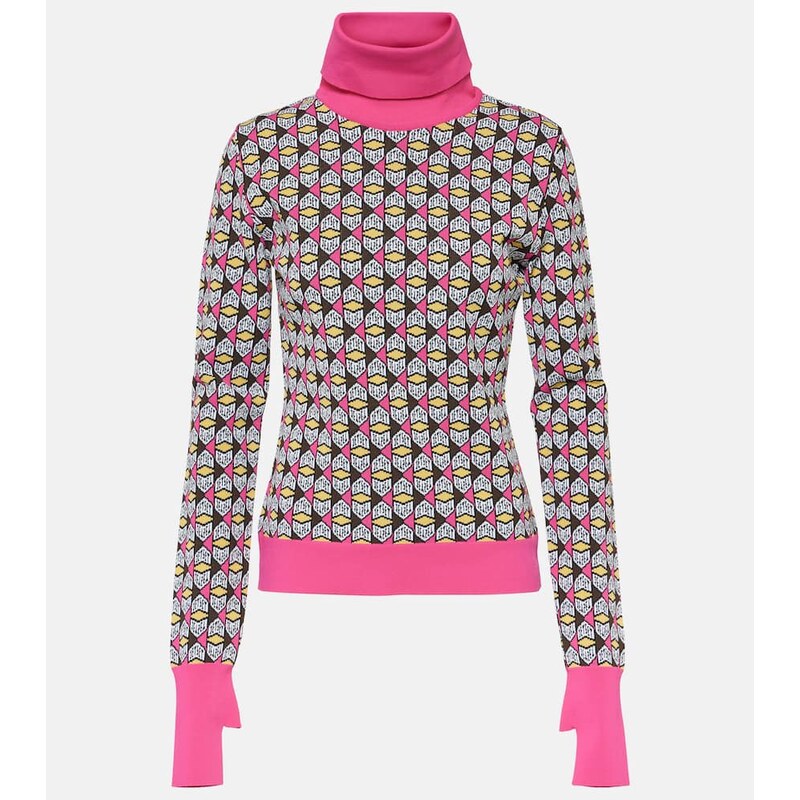 Jet Set Logo turtleneck sweater