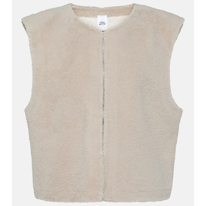 Jet Set Sleeveless shearling vest