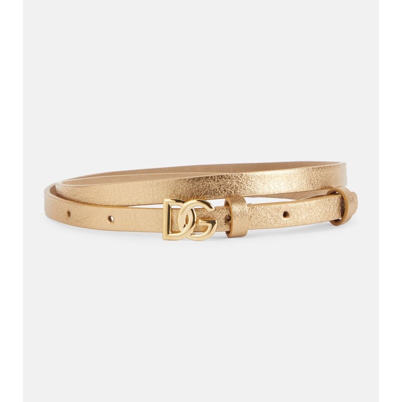 Dolce&Gabbana DG leather belt