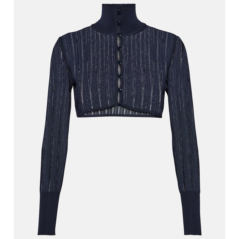 Alaïa Crinoline cropped cardigan