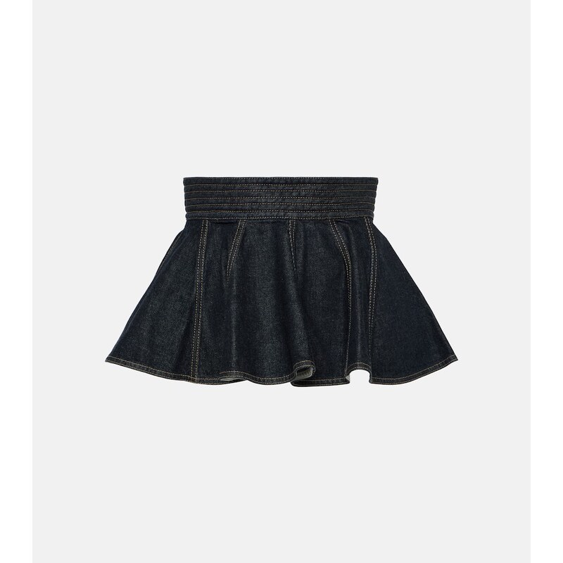 Alaïa Peplum denim belt