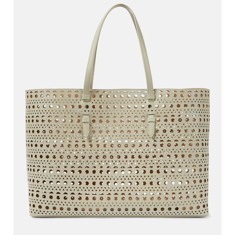 Alaïa Mina 44 Vienne Wave leather tote bag