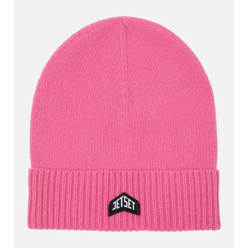 Jet Set Logo wool beanie