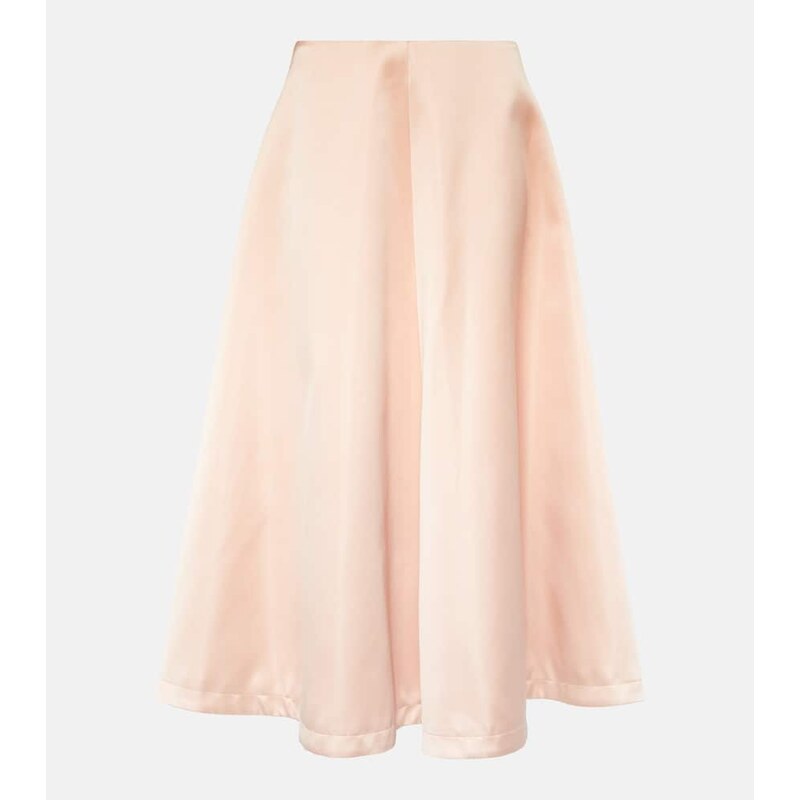 Altuzarra Varda satin midi skirt