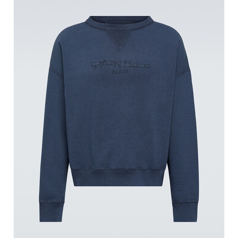 Maison Margiela Logo cotton jersey sweatshirt