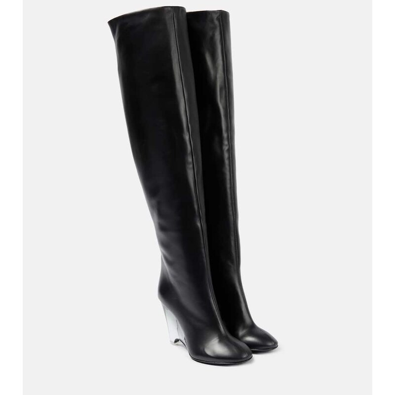 Alaïa Leather knee-high boots