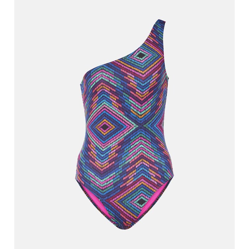 Eres Multicolor one-shoulder swimsuit