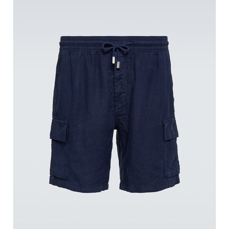 Vilebrequin Baie linen Bermuda shorts