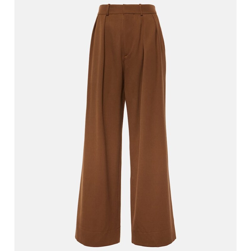 Wardrobe.NYC Low-rise wool wide-leg pants
