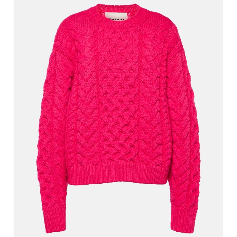 Marant Etoile Jake cable-knit wool-blend sweater