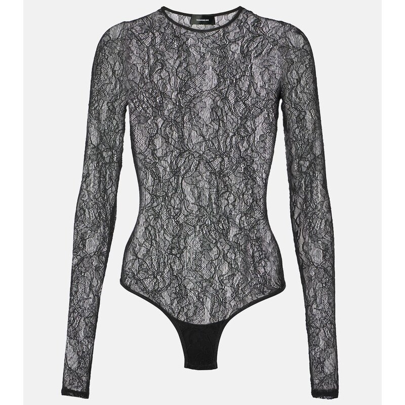 Wardrobe.NYC Floral lace bodysuit