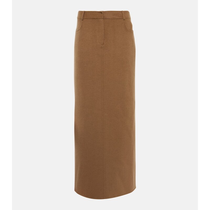 The Frankie Shop Malvo wool-blend maxi skirt