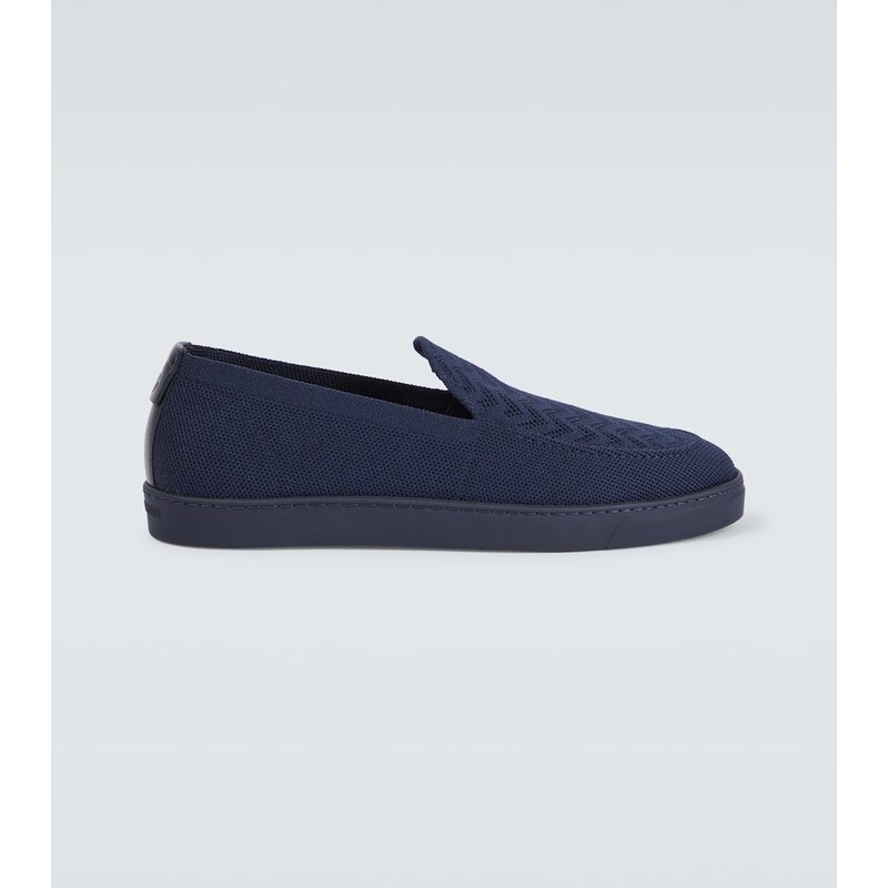Giorgio Armani Canvas slip-on shoes