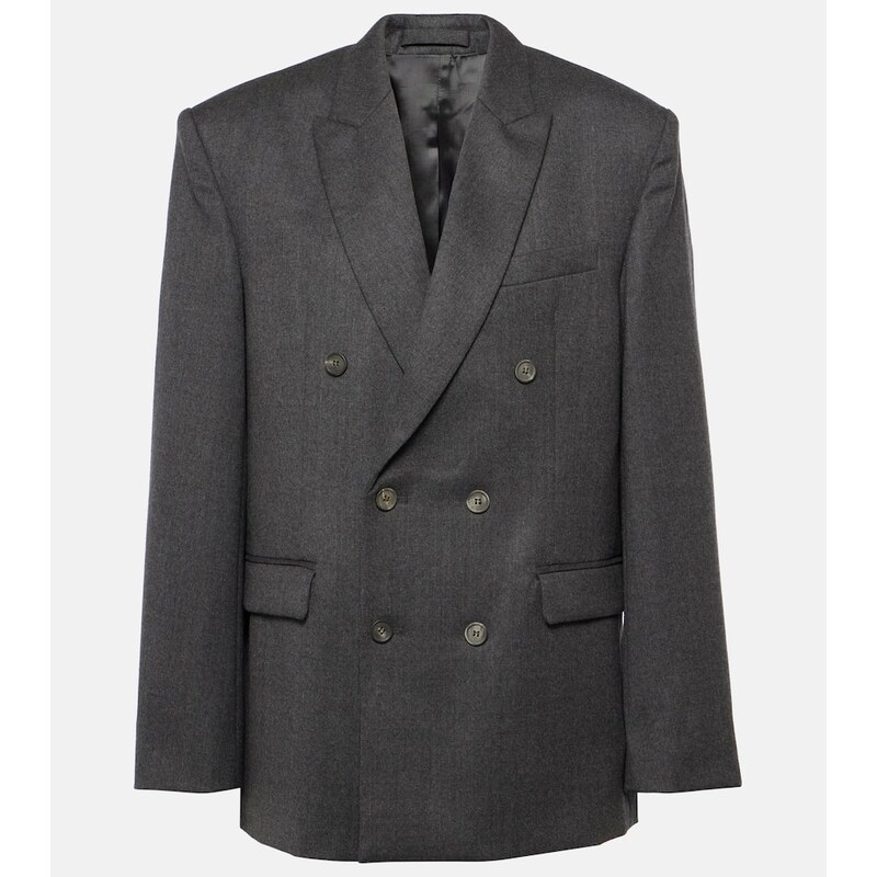 Wardrobe.NYC Double-breasted wool blazer