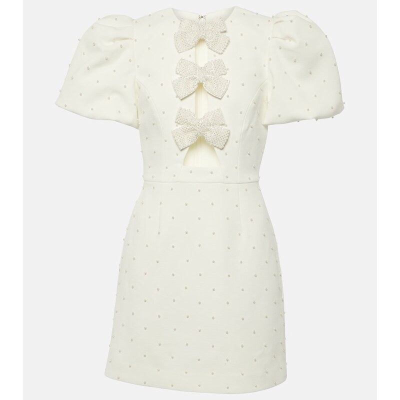 Rebecca Vallance Bridal Ophelia bow-detail minidress