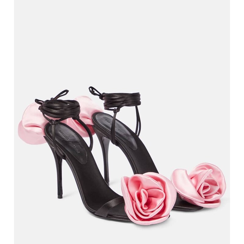 Magda Butrym Floral-appliquÃ sandals