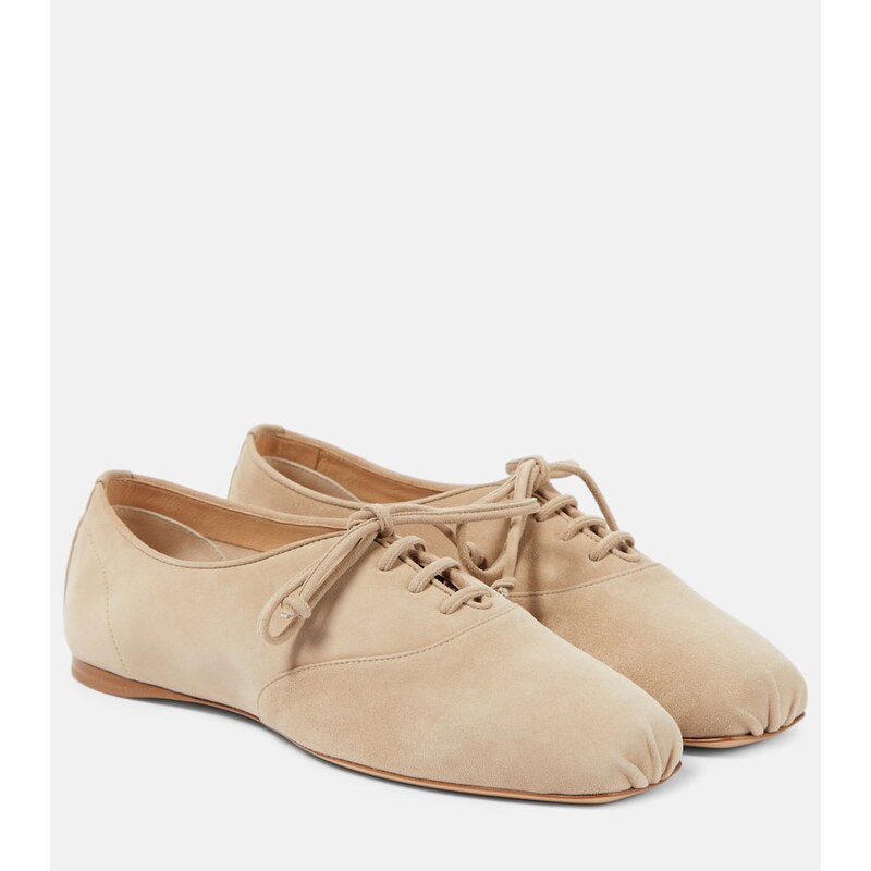 Gabriela Hearst Maya leather lace-up flats