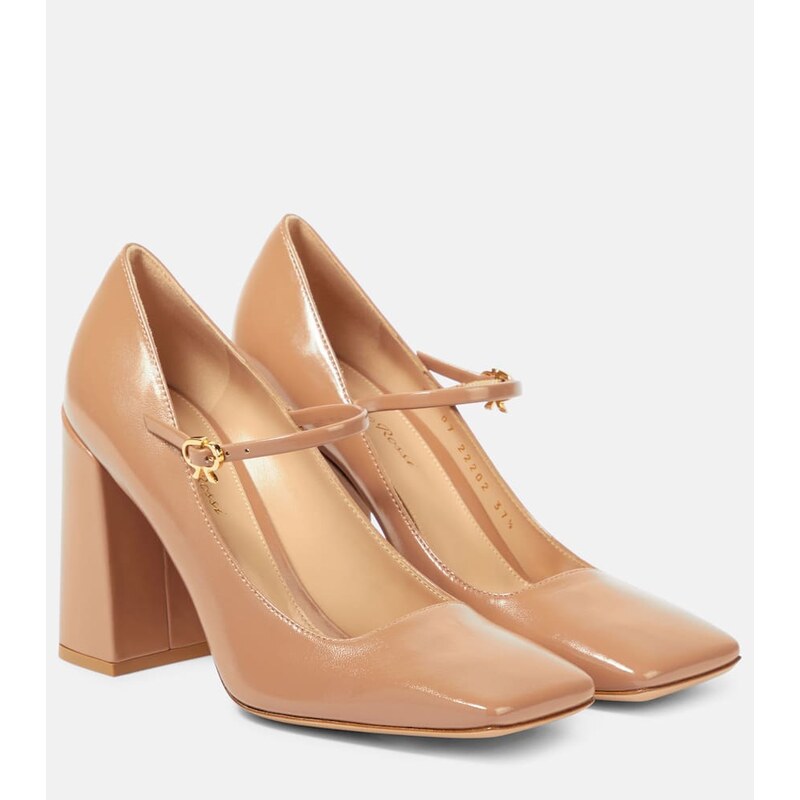 Gianvito Rossi Freeda leather pumps