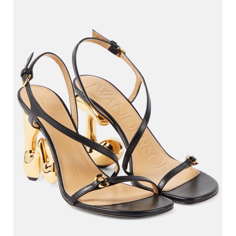 JW Anderson JW Bubble Heel leather sandals