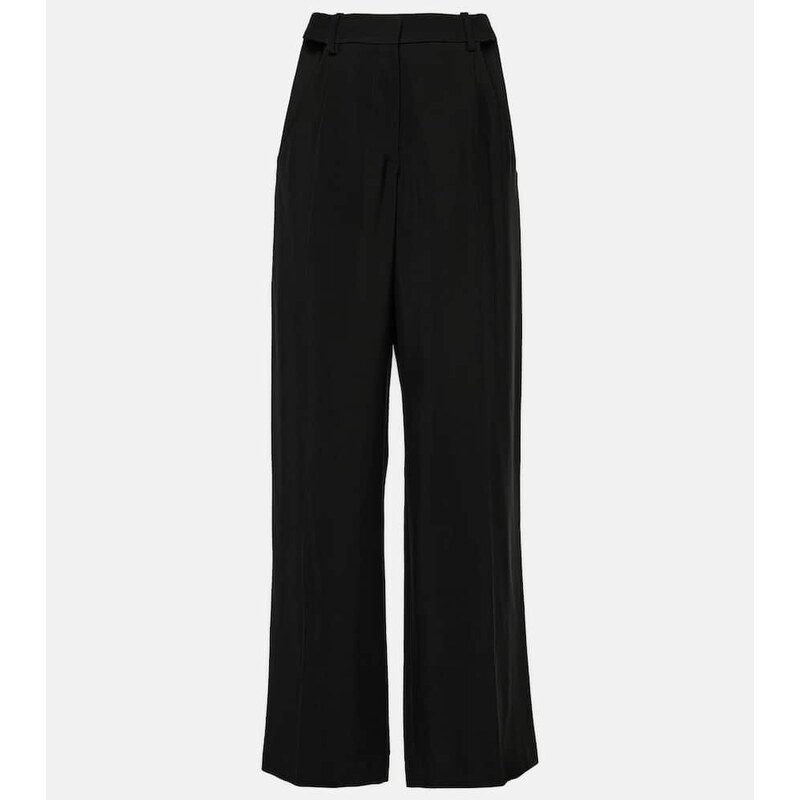 Mugler Cutout wide-leg pants