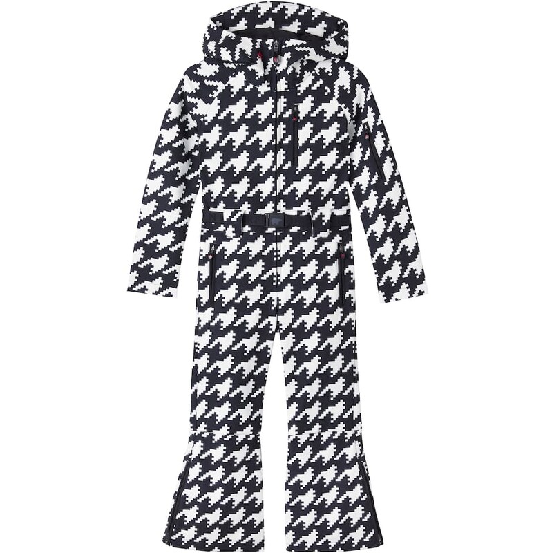 Perfect Moment Kids Star checked ski suit