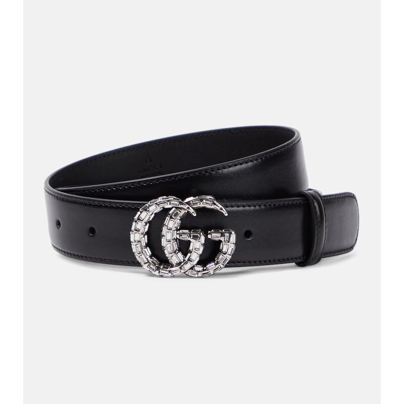 Gucci GG Marmont embellished leather belt