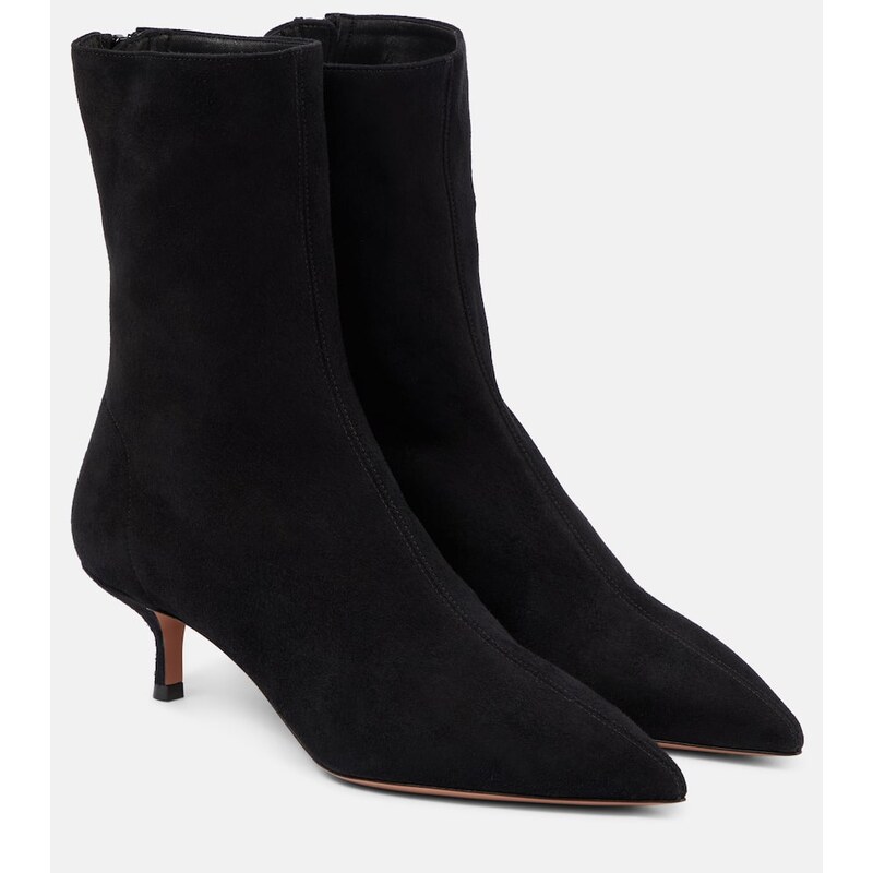 Aquazzura Montmartre 50 suede ankle boots