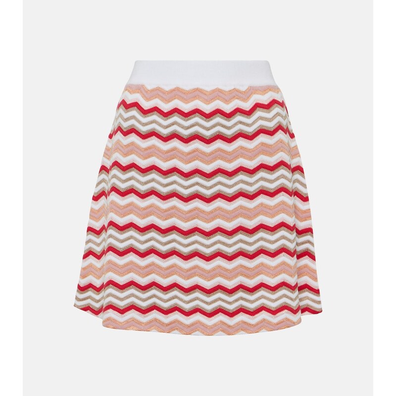 Missoni Zig Zag cotton-blend miniskirt