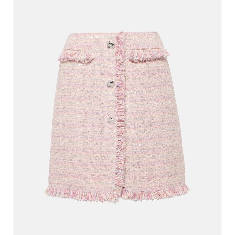 Giambattista Valli High-rise tweed miniskirt