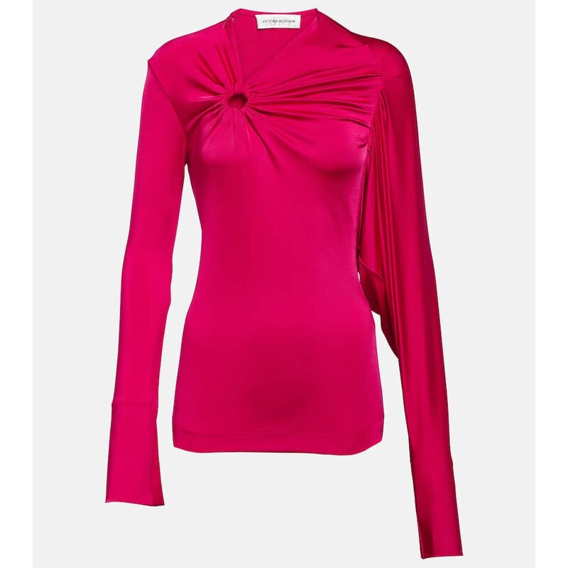Victoria Beckham Gathered jersey top