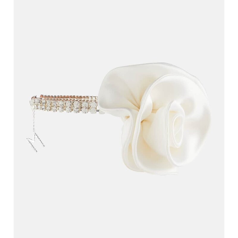 Magda Butrym Floral-appliquÃ crystal-embellished choker