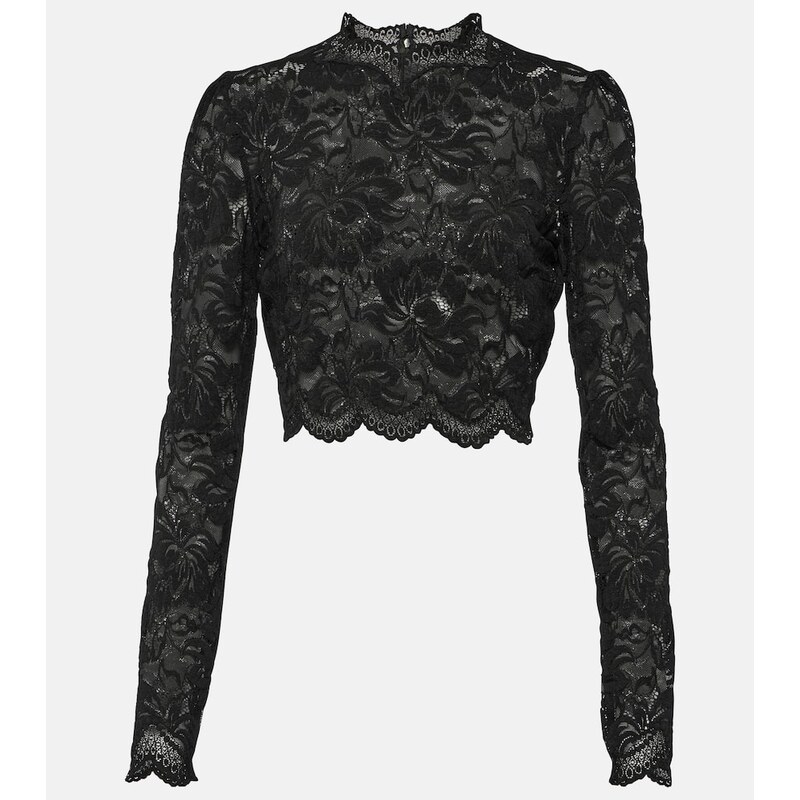 Rabanne Floral lace top