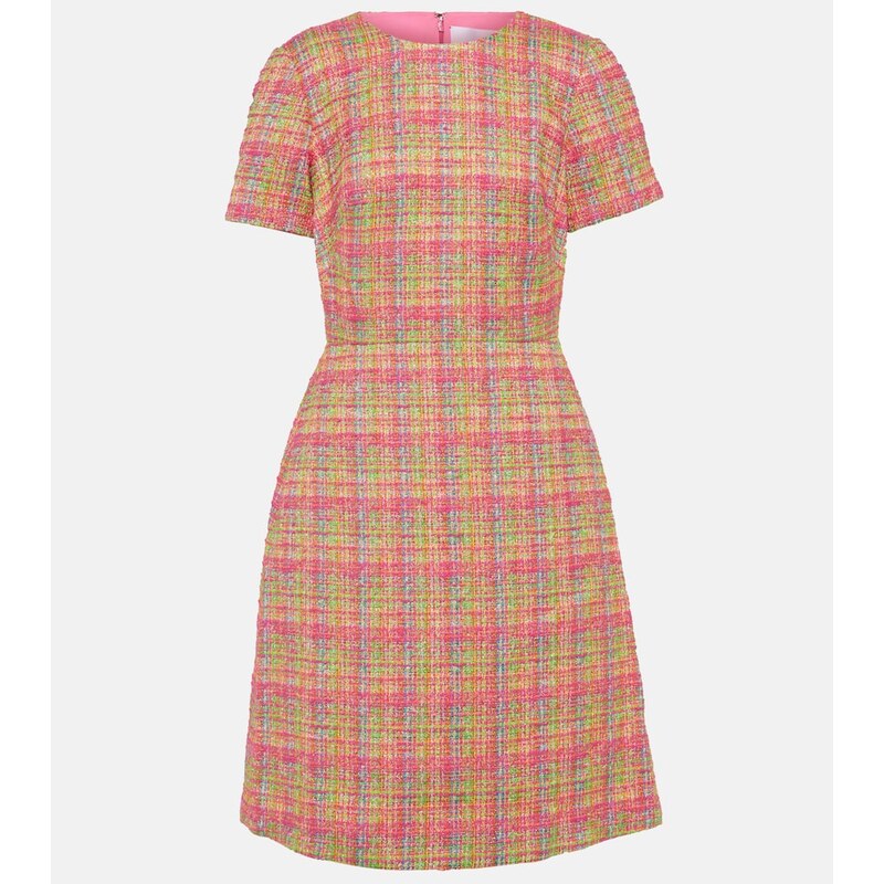 Carolina Herrera Checked midi dress