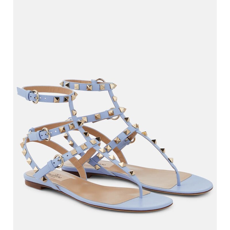 Valentino Garavani Rockstud leather thong sandals