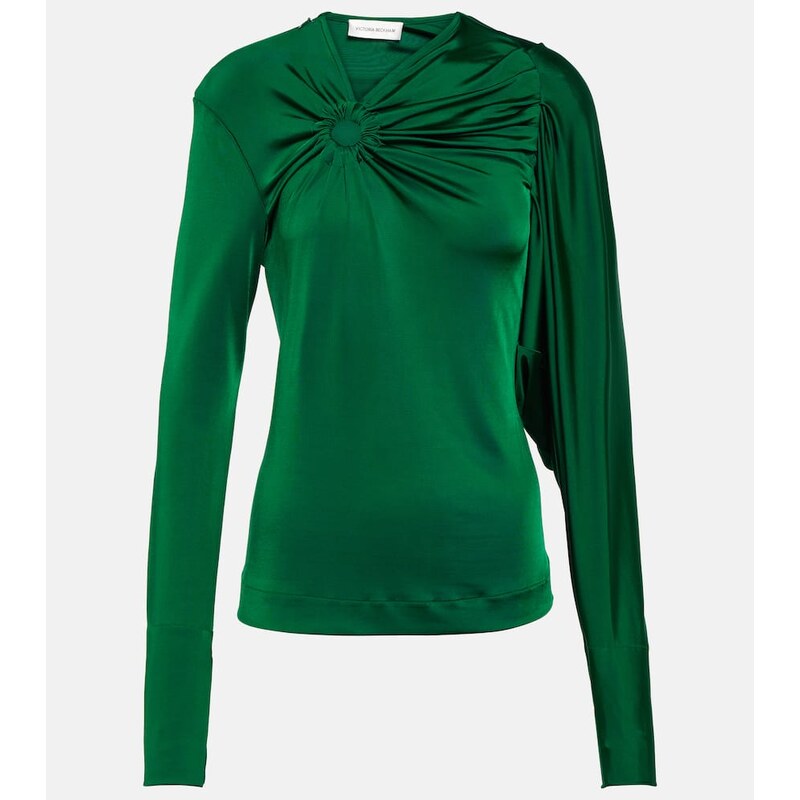 Victoria Beckham Gathered jersey top