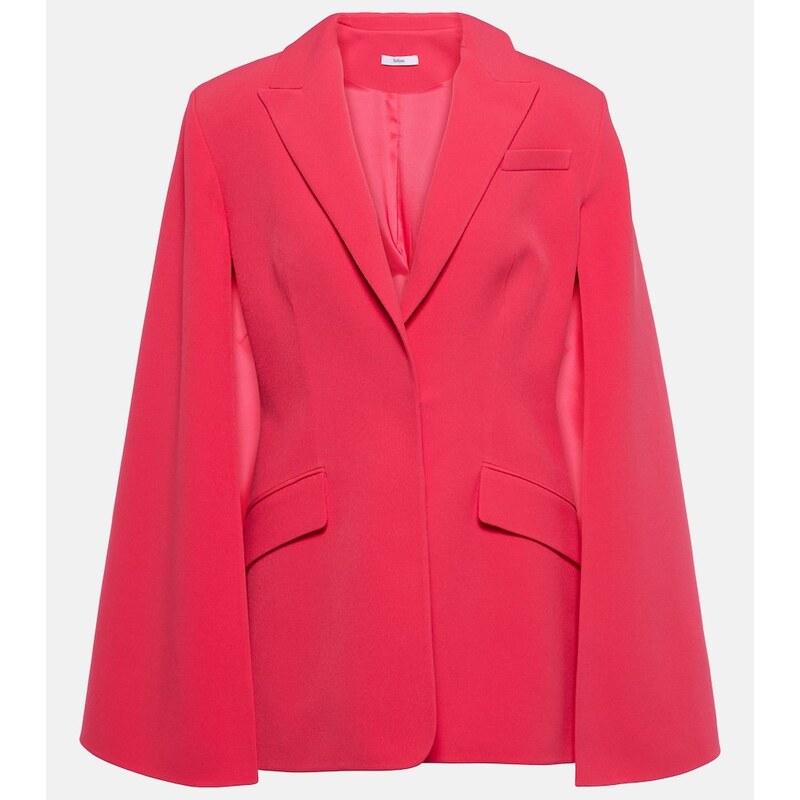 Safiyaa Hadley caped blazer