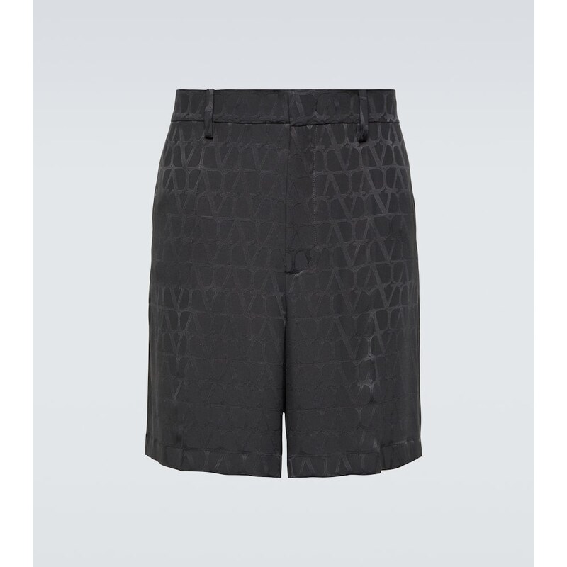 Valentino Toile Iconographe silk shorts