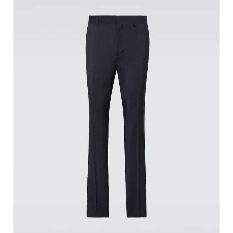 Valentino Wool and mohair straight pants