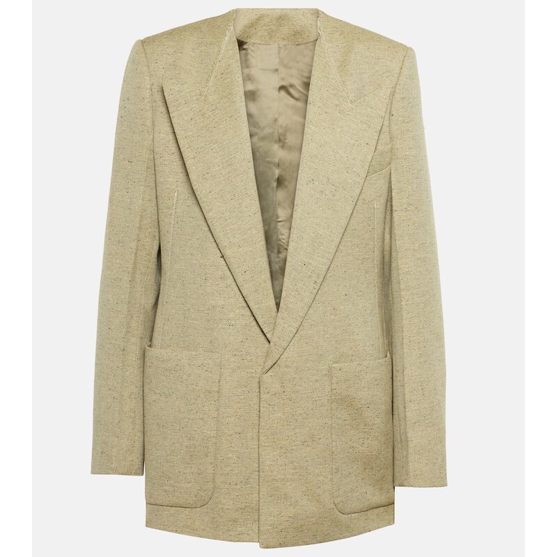 Victoria Beckham Single-breasted wool-blend blazer