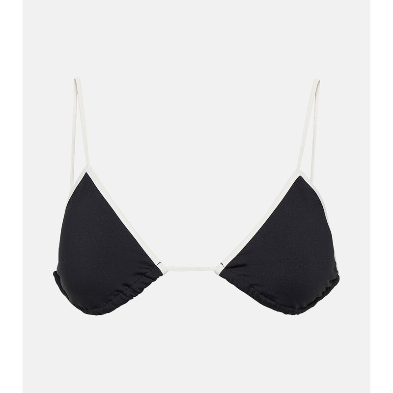 Marysia Bianco triangle bikini top
