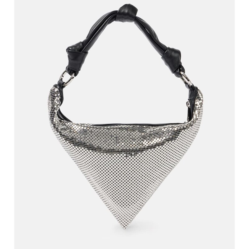 Amina Muaddi Cameron Mini leather shoulder bag