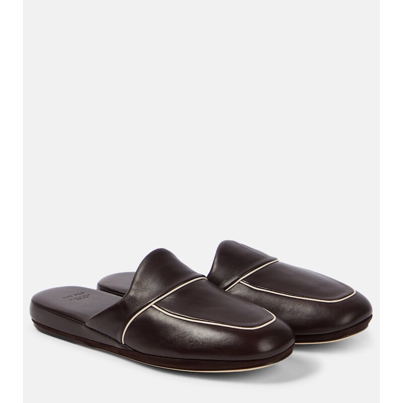 The Row Beck leather mules