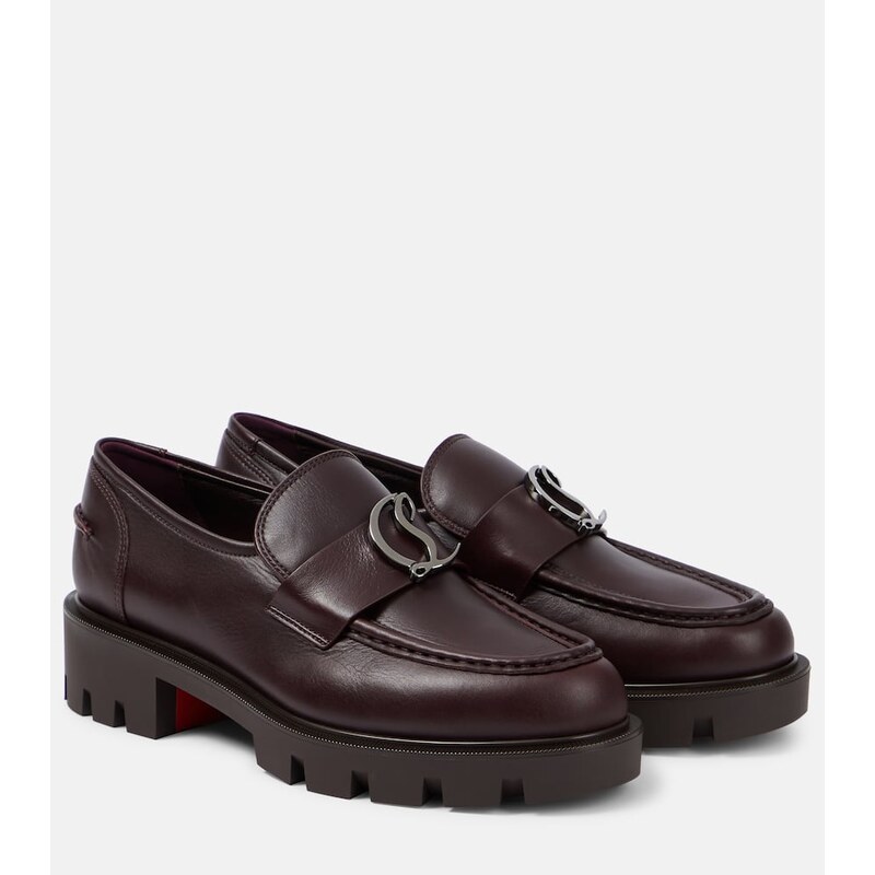 Christian Louboutin CL Moc Lug leather loafers