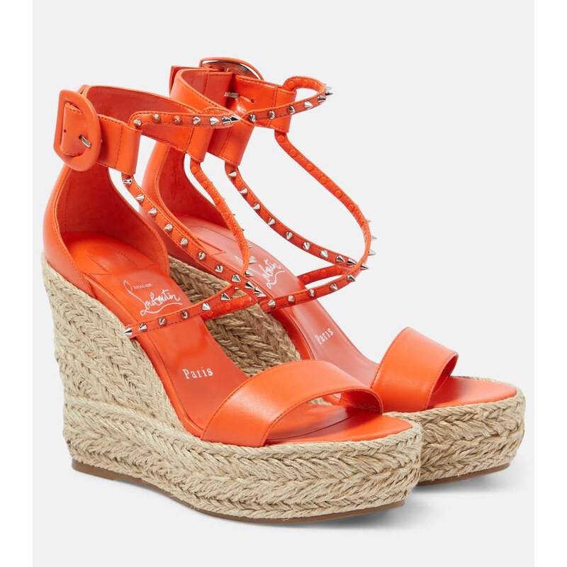 Christian Louboutin Chocazeppa Spikes 120 espadrille wedges