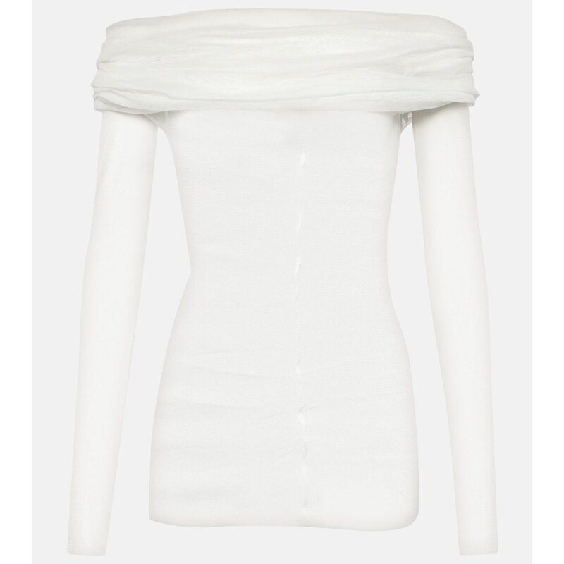 Christopher Esber Draped silk top