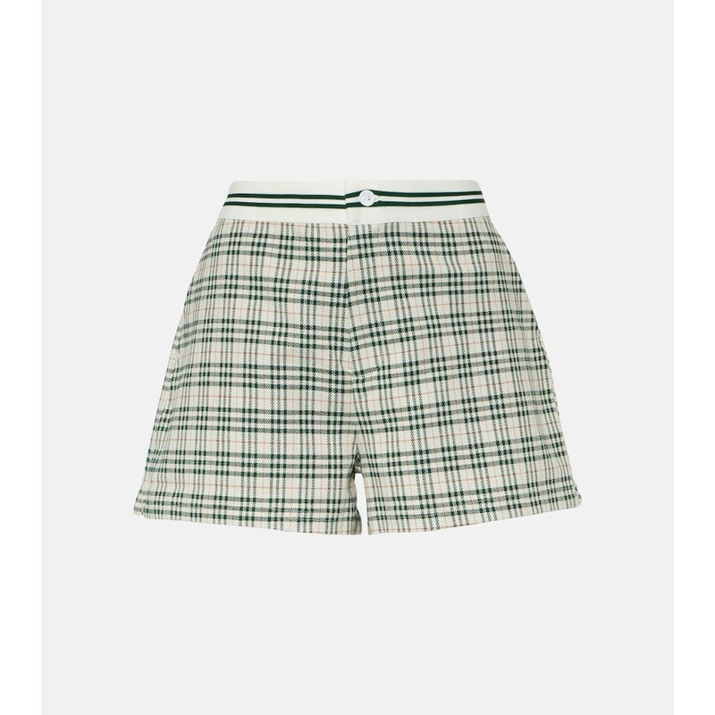 The Upside Grove Tommy cotton-blend shorts