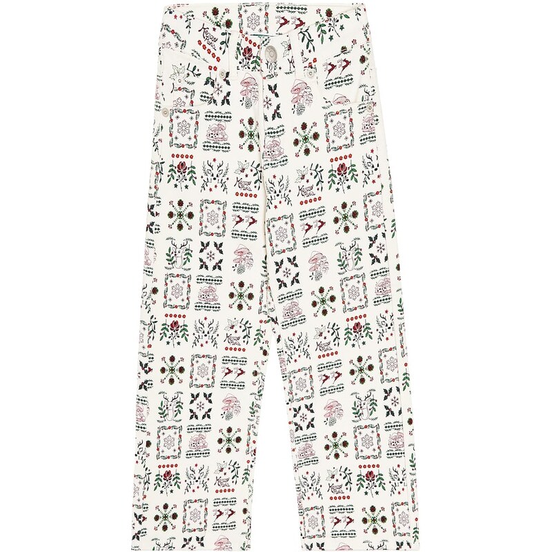Kenzo Kids Printed cotton pants